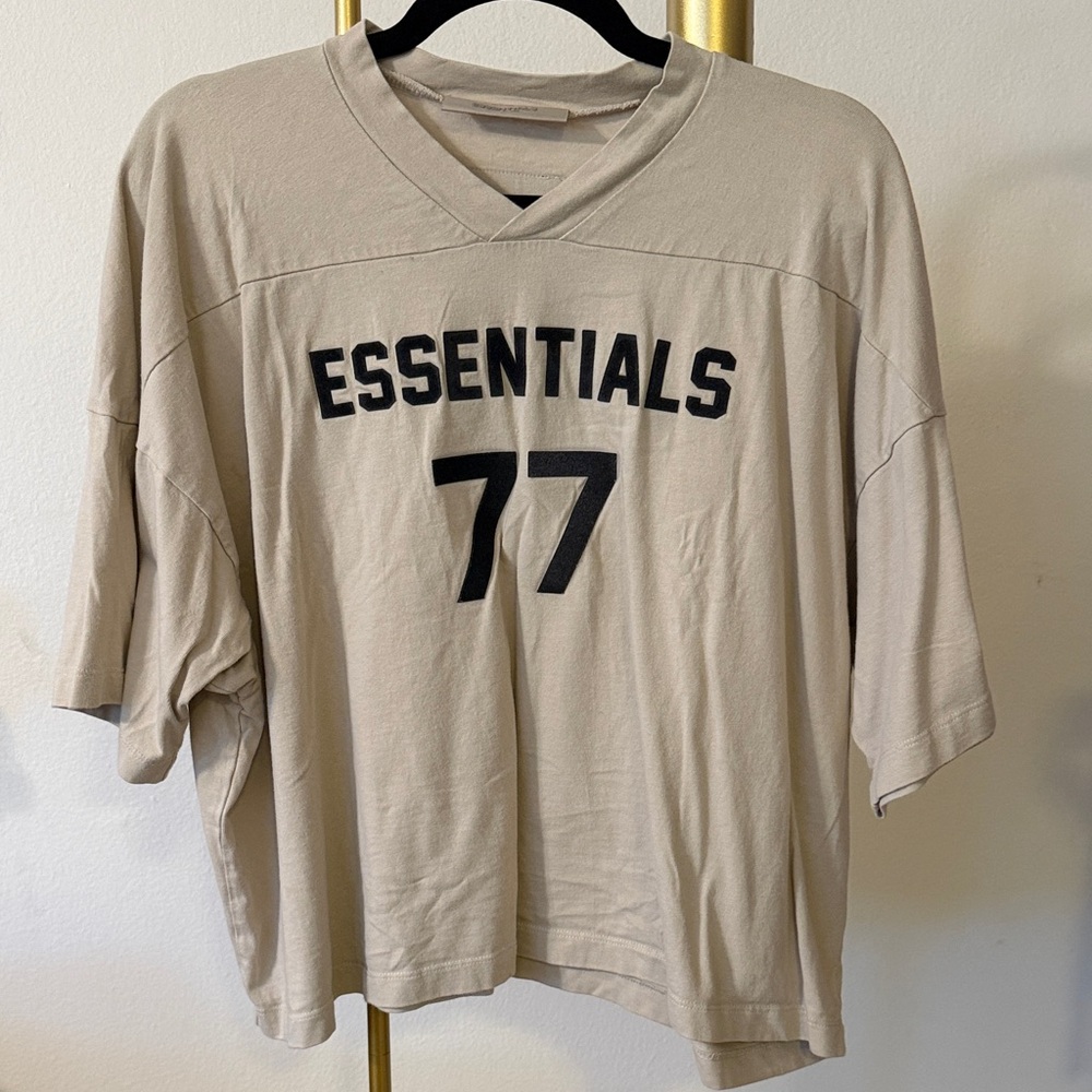 Essentials Tan Men's Jersey Shirt